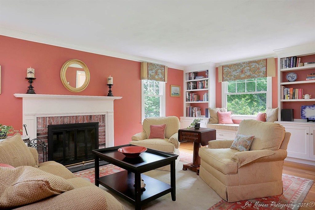 17 Janes Road Boxford, MA 01921 - Photo 13 of 29 a living room with furniture and a fireplace