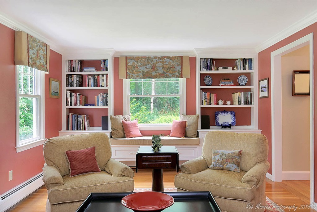 17 Janes Road Boxford, MA 01921 - Photo 14 of 29 a living room with furniture and a book shelf