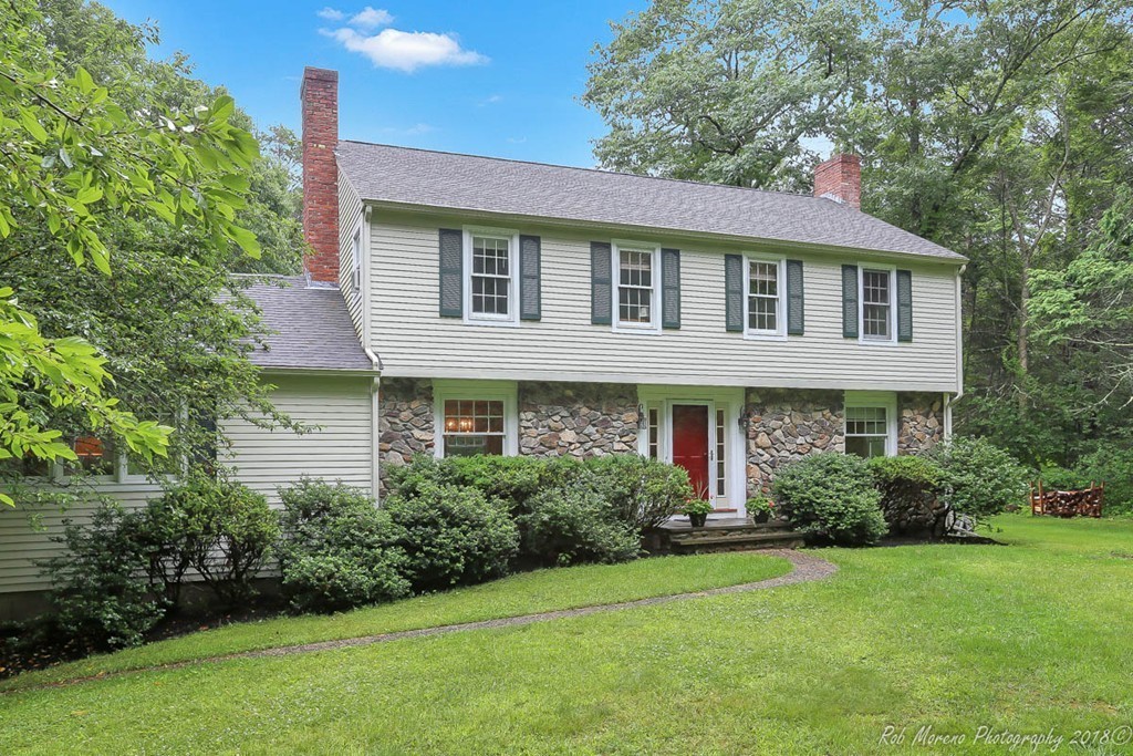 17 Janes Road Boxford, MA 01921 - Photo 27 of 29 a front view of a house with a garden