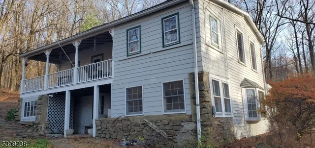 a view of a house with a large windows