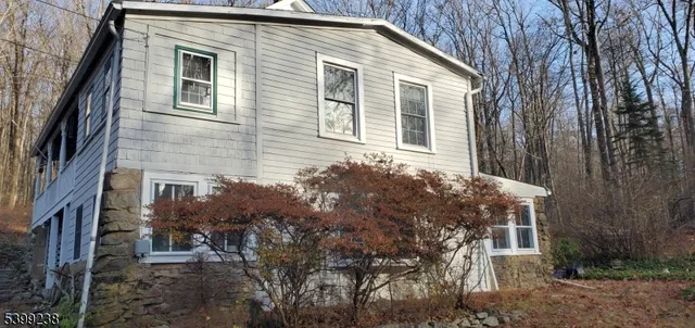 a view of a house with a large windows