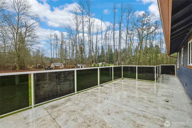 a view of outdoor space with deck