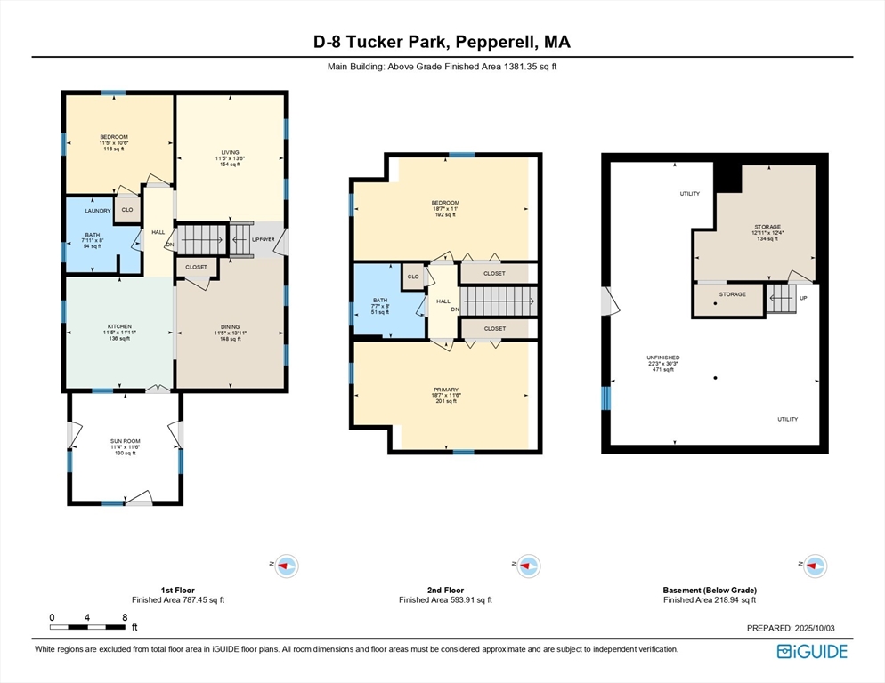 8 Tucker Park, Unit D Pepperell, MA 01463 - Photo 32 of 35 a picture of a floor plan
