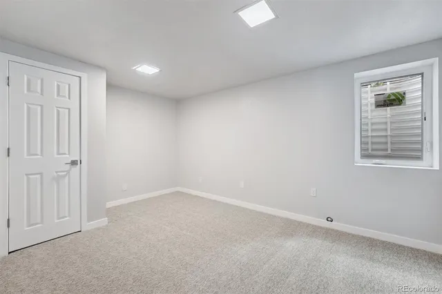 a view of empty room