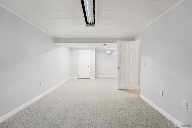 a view of a porch and garden