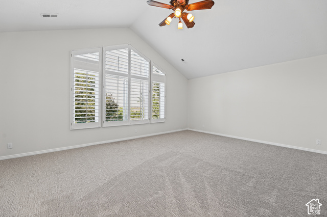 10664 Trail Ridge Circle Sandy, UT 84092 - Photo 26 of 113 Vaulted ceiling with an attached ceiling fan and light fixture