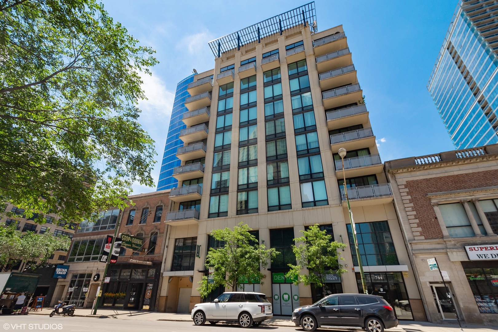 744 North Clark Street, Unit 801 Chicago, IL 60654 - Photo 1 of 12 a front view of a building
