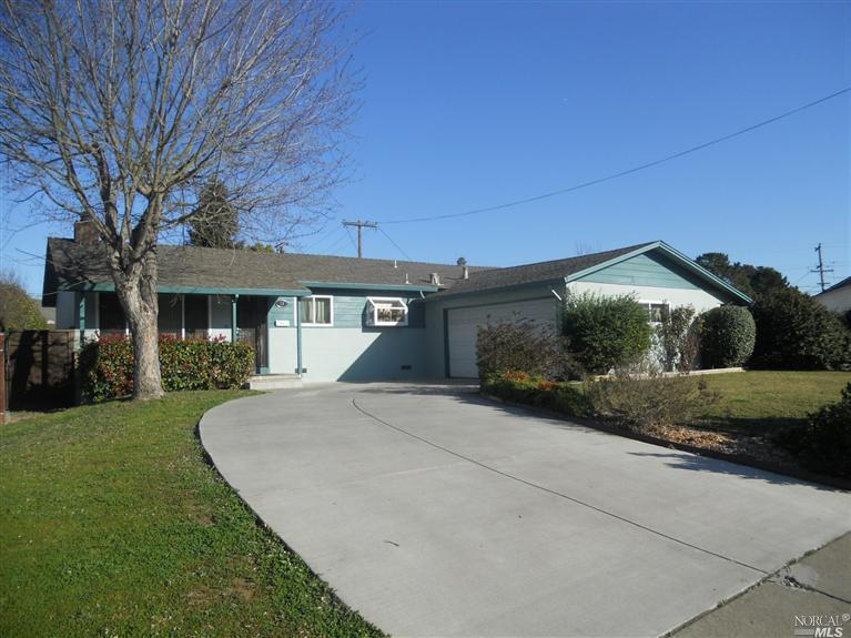 a view of a house with a patio