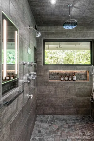 a view of a lounge chairs in the patio