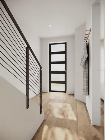 a view of entryway with stairs