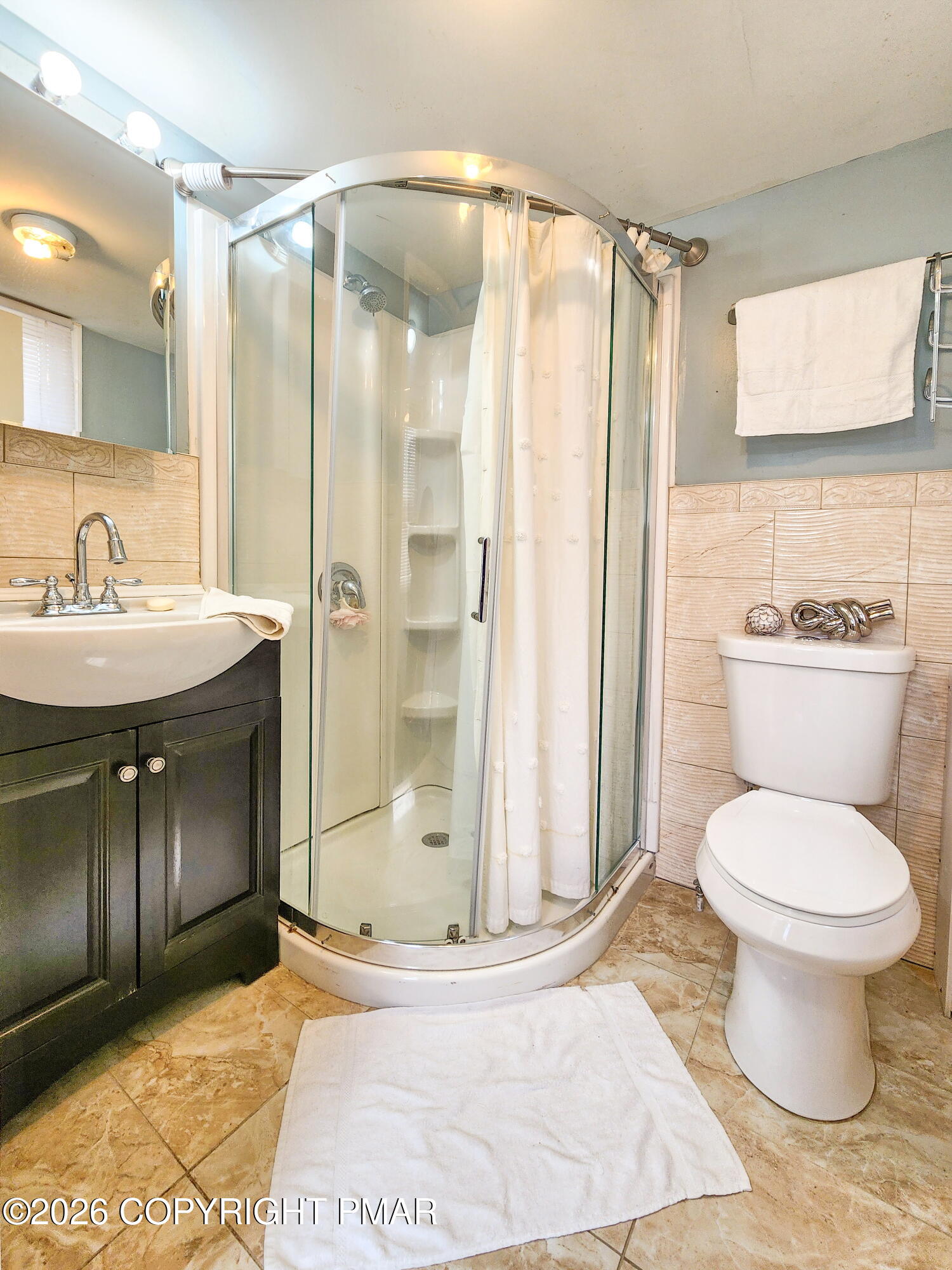 6319 Laurel Road Pocono Summit, PA 18346 - Photo 16 of 22 a bathroom with a sink toilet and shower