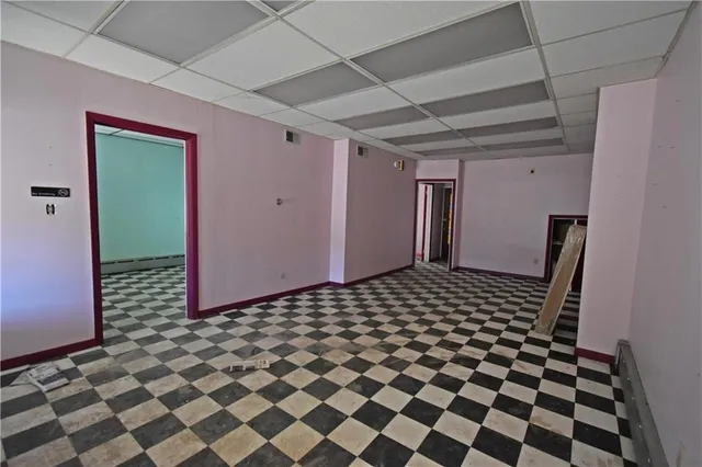 a black and white checkered floor with a black white checkered floor