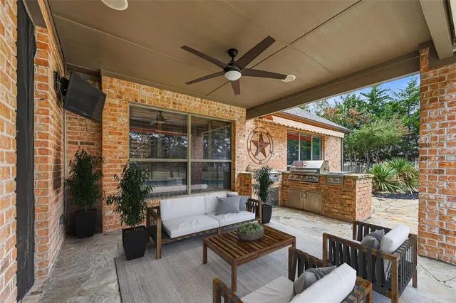 a view of an empty room