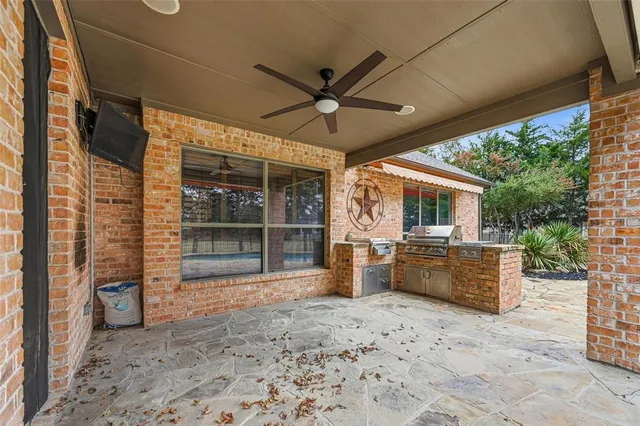 a outdoor space with patio the couches and a dining table with the view of the balcony