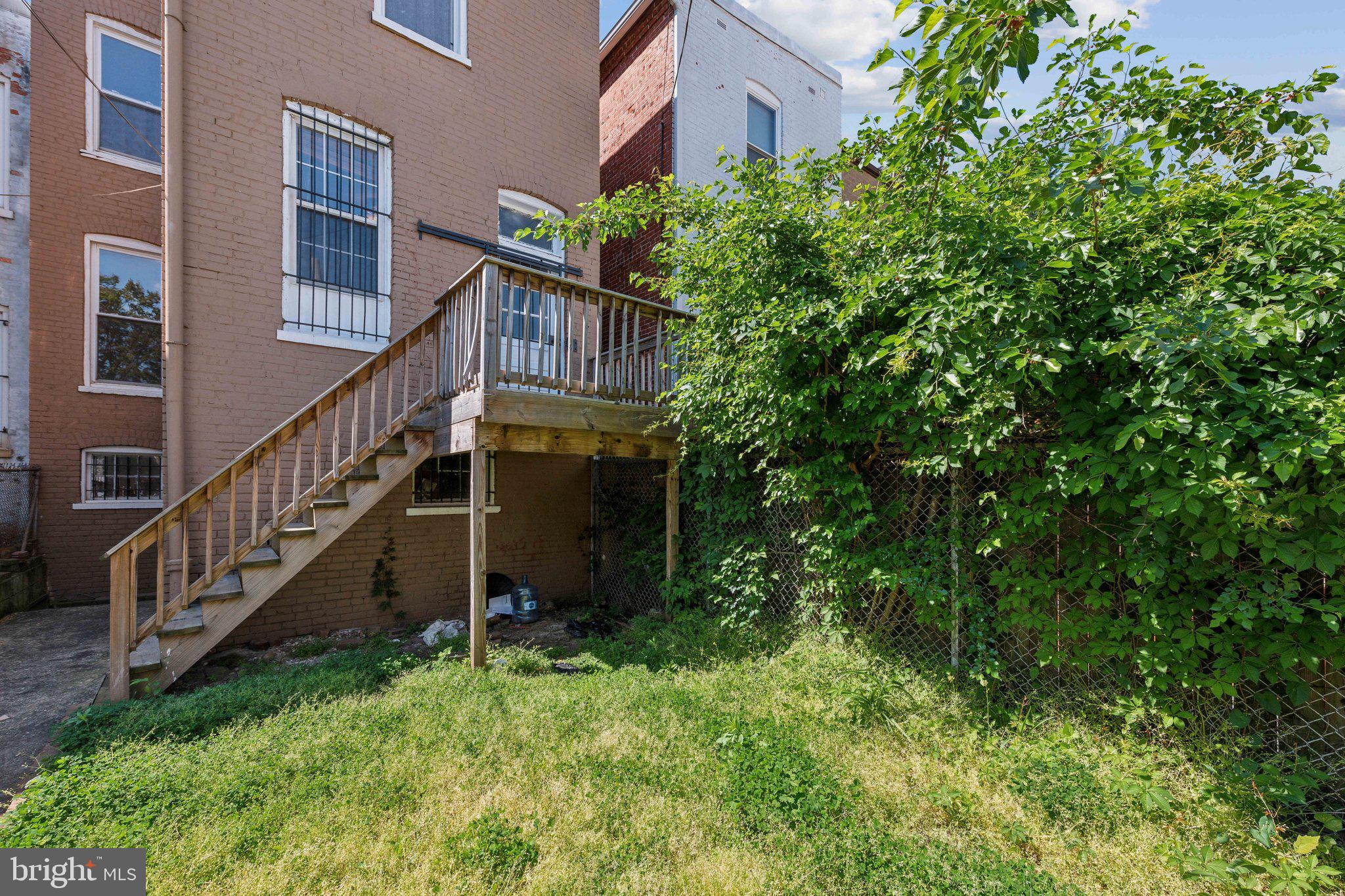 1306 E Street Northeast Washington, DC 20002 - Photo 18 of 35 Rear yard