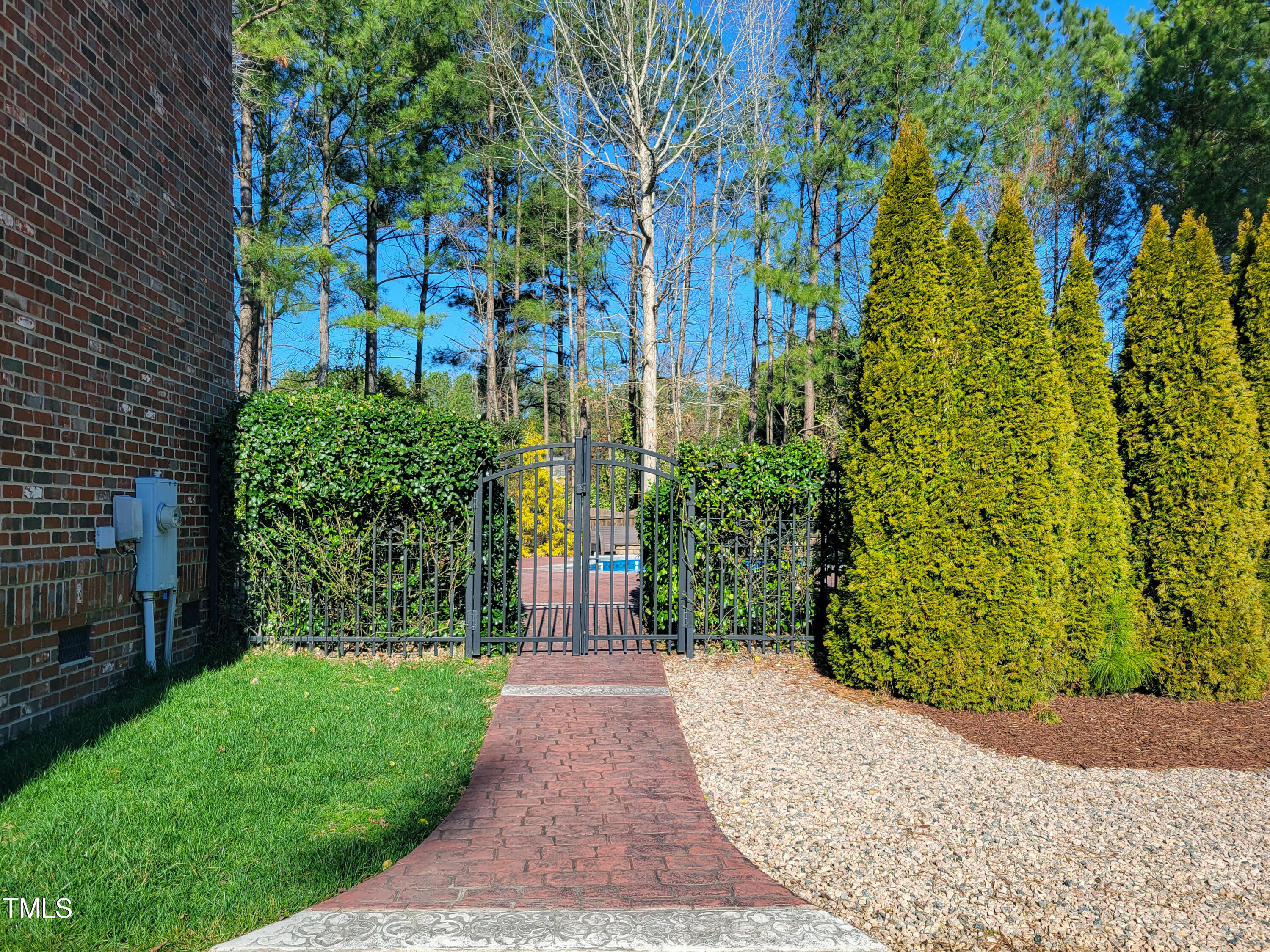 3904 Hidden Tree Court Raleigh, NC 27606 - Photo 44 of 48 Gate to Backyard