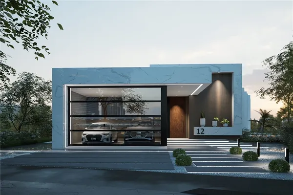 a view of a entryway door front of house