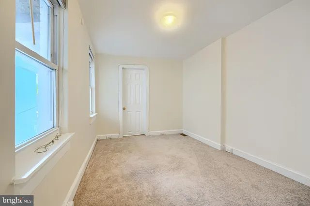 a view of an empty room