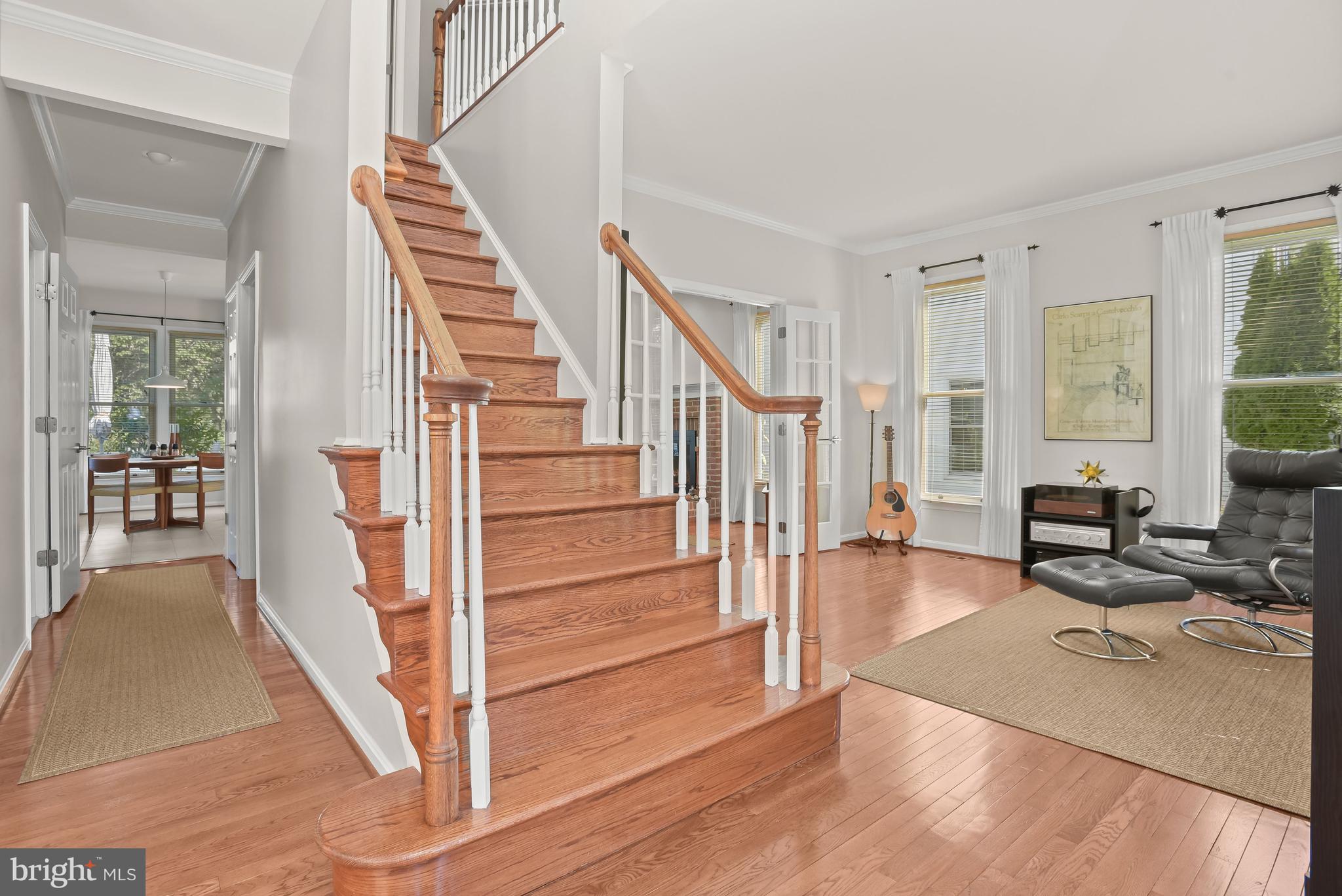 10352 Wetherburn Road Woodstock, MD 21163 - Photo 27 of 63 Oak Staircase to upper level
