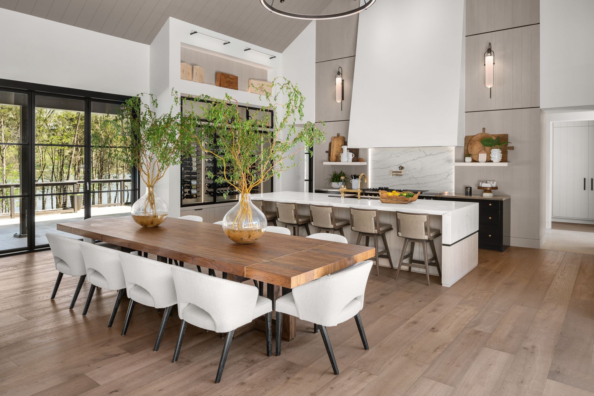 8520 Saundersville Road Mount Juliet, TN 37122 - Photo 21 of 70 a dining room with stainless steel appliances a table and chairs