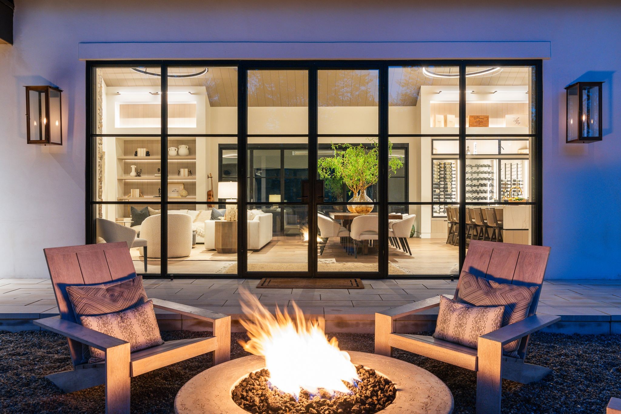 8520 Saundersville Road Mount Juliet, TN 37122 - Photo 67 of 70 a living room with furniture and a floor to ceiling window