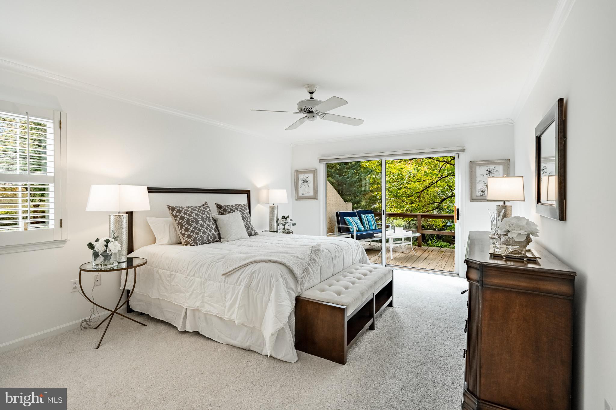 6 Wingstone Lane Devon, PA 19333 - Photo 14 of 38 Serene 1st floor primarybedroom with nature views.