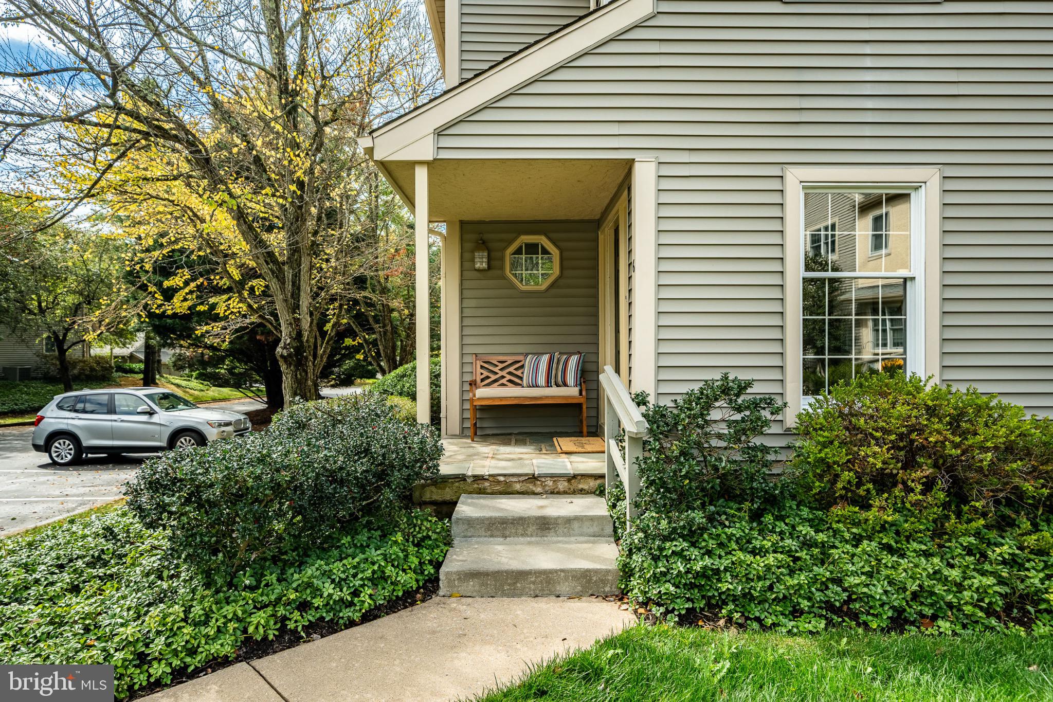 6 Wingstone Lane Devon, PA 19333 - Photo 2 of 38 Charming entryway with lush greenery.