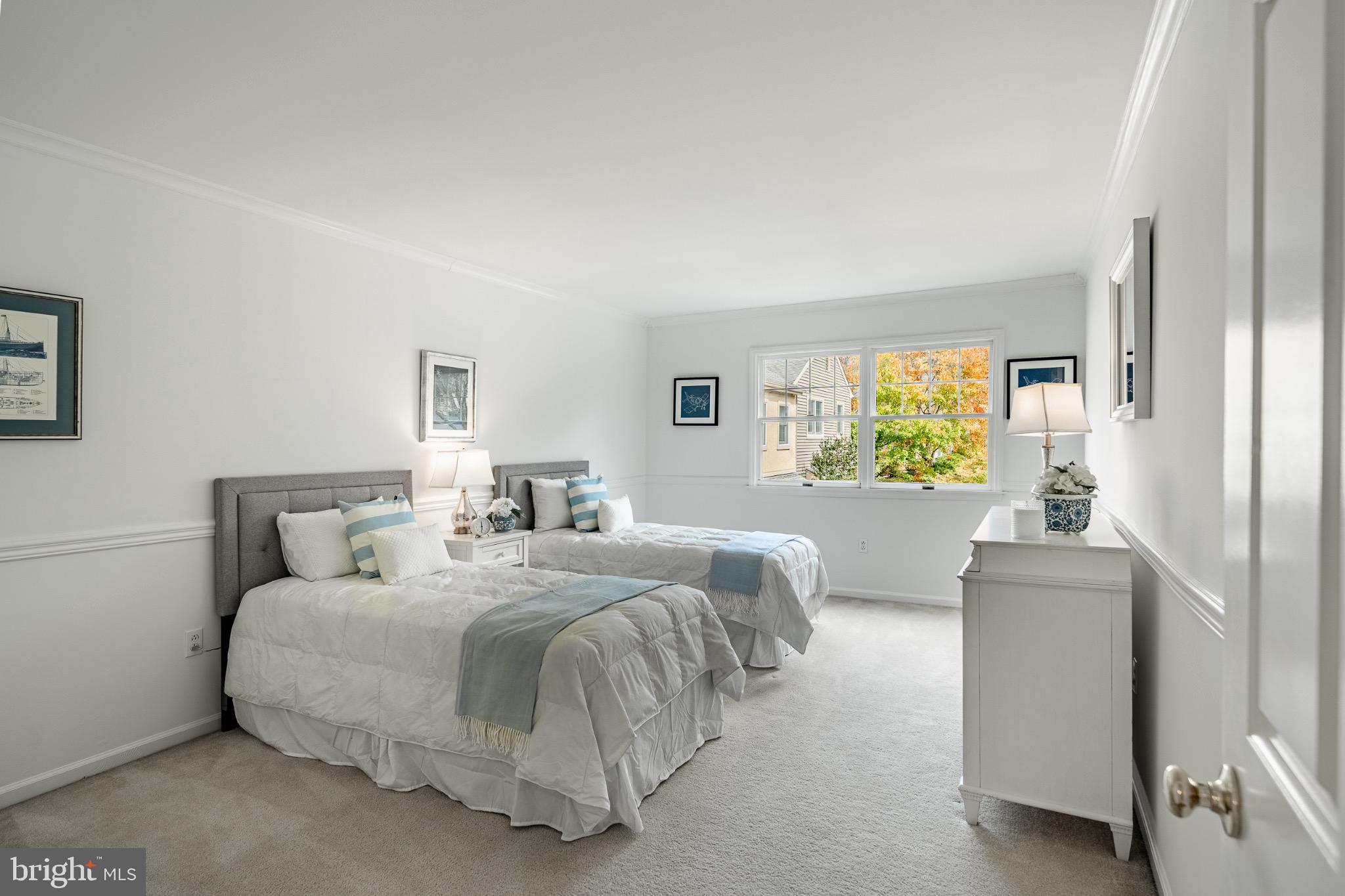 6 Wingstone Lane Devon, PA 19333 - Photo 28 of 38 Bright and airy twin bedroom retreat.