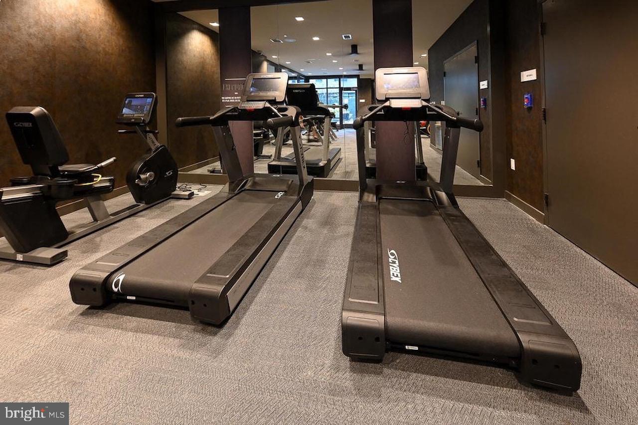 70 N Street Southeast, Unit N301 Washington, DC 20003 - Photo 28 of 47 a view of a room with gym equipment