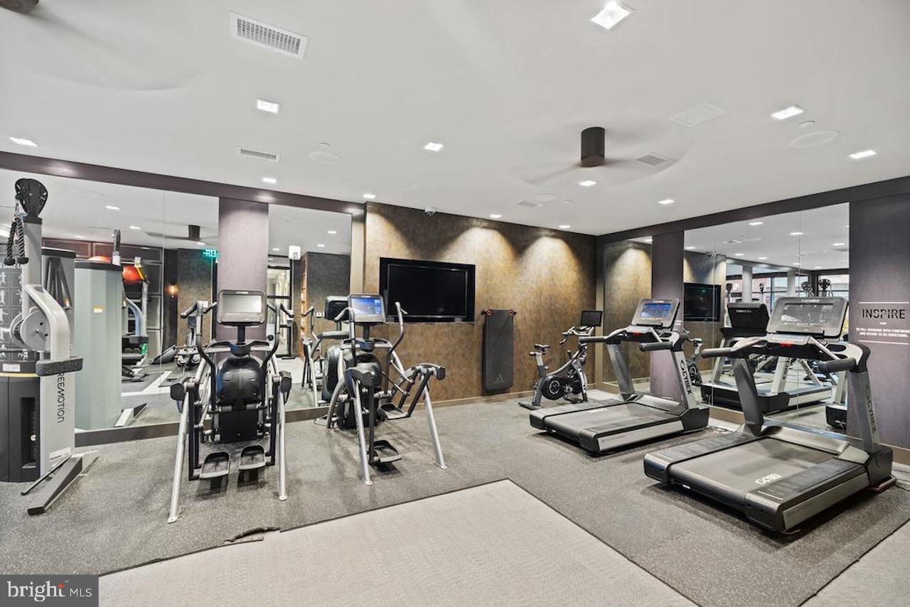 70 N Street Southeast, Unit N301 Washington, DC 20003 - Photo 41 of 47 a view of a room with gym equipment