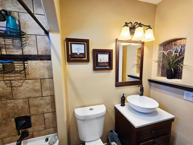 a view of a porch with furniture