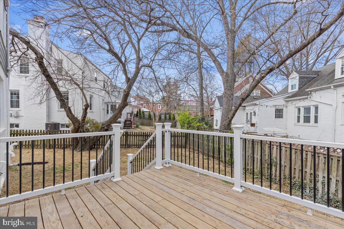 1705 Corwin Drive Silver Spring, MD 20910 - Photo 36 of 38 a view of a wooden deck and a yard