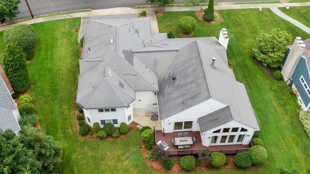 71 Sevland Road Newton, MA 02459 - Photo 28 of 28 an aerial view of a house with outdoor space pool patio and outdoor seating