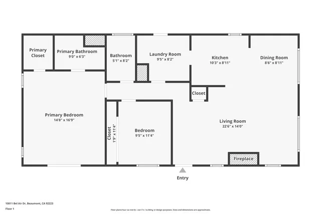 $250,000 | 10811 Bel Air Drive, Cherry Valley, CA 92223