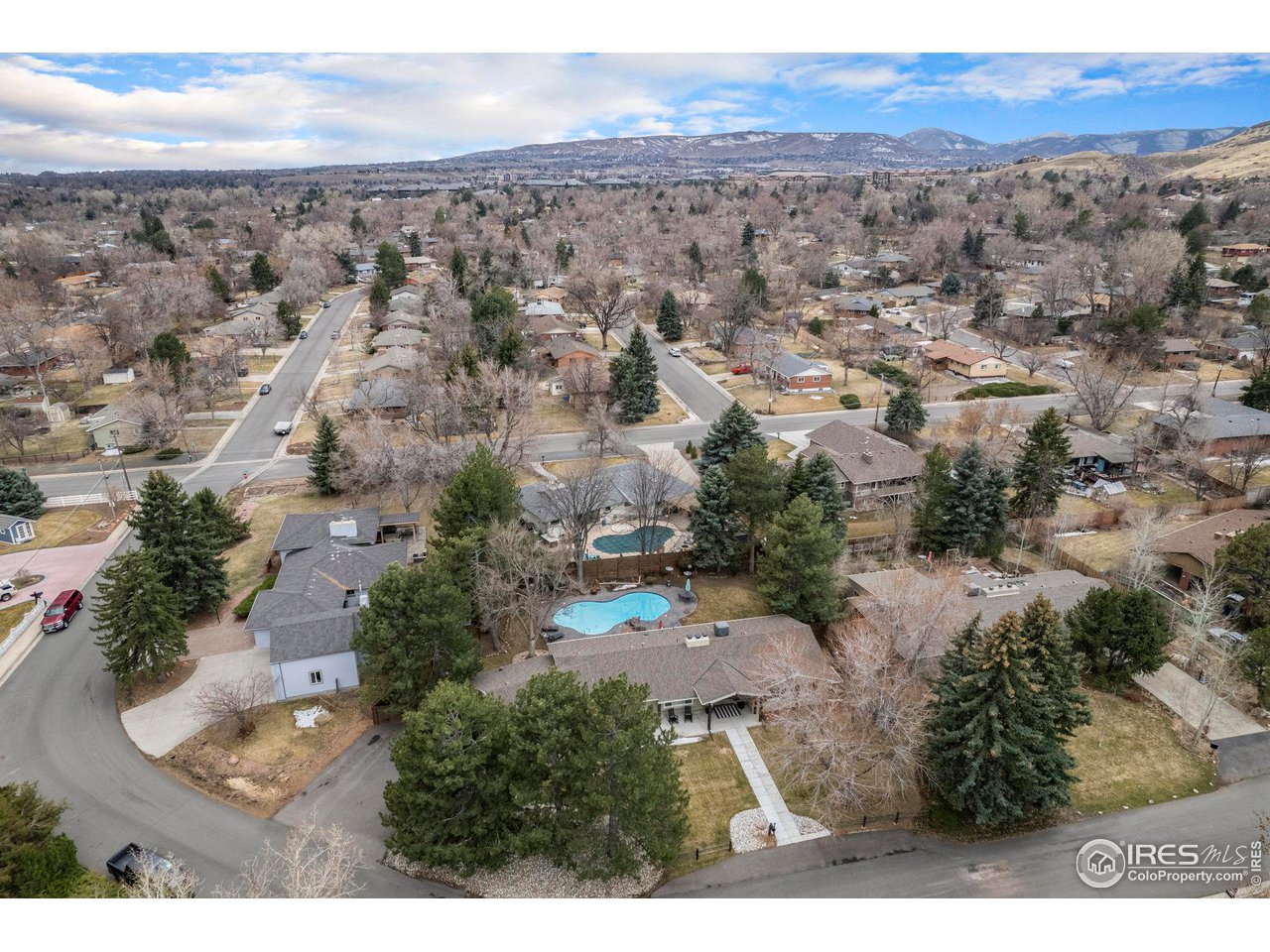 13700 Crabapple Road Golden, CO 80401 - Photo 2 of 39 an aerial view of residential house and outdoor space