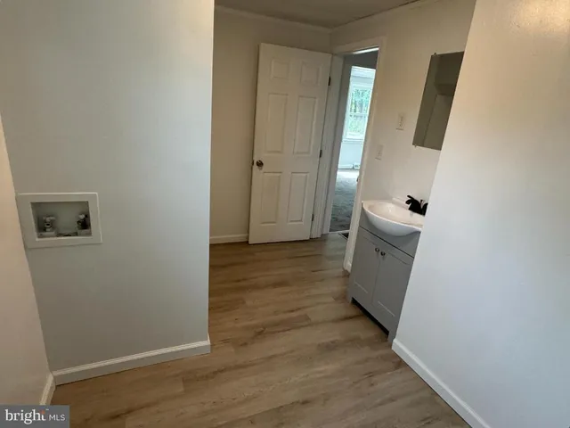 wooden floor in a gallery