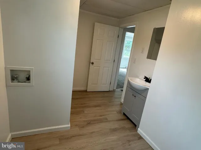 wooden floor in a gallery