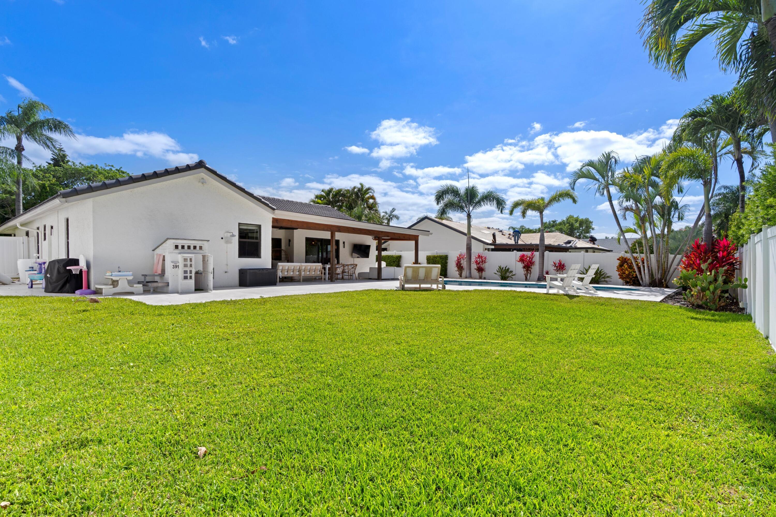 391 South Country Club Boulevard Boca Raton, FL 33487 - Photo 25 of 48 Backyard Photo