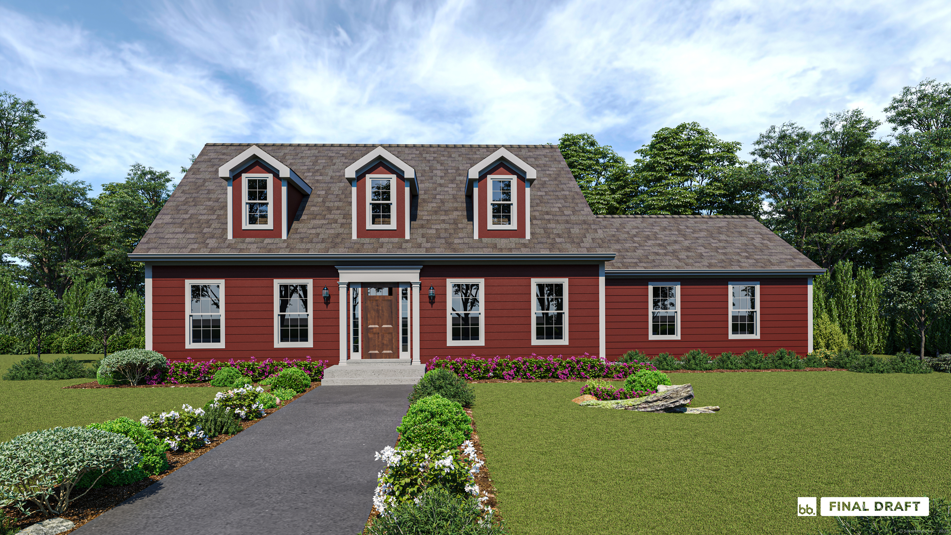 603 Freya Lane East Hampton, CT 06424 - Photo 1 of 3 front view of brick house with a yard