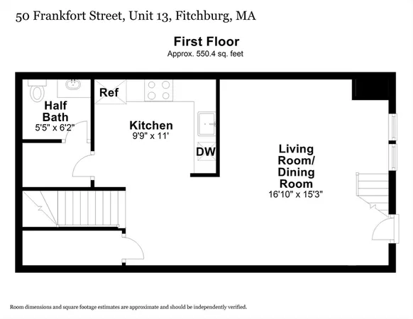 $315,000 | 50 Frankfort Street, Unit 13, Fitchburg, MA 01420