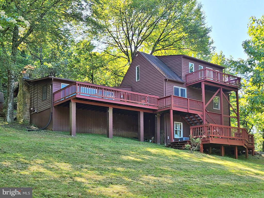 1245 Khyber Pass Road Linden, VA 22642 - Photo 1 of 55 Secluded and private, three levels of decking