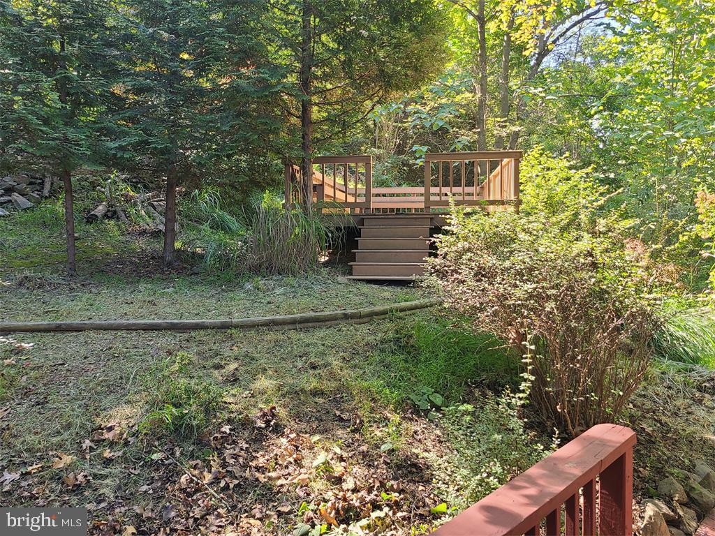 1245 Khyber Pass Road Linden, VA 22642 - Photo 13 of 55 Raised deck, seen from the main entrance