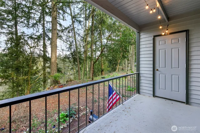 a view of balcony and deck