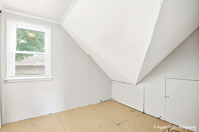 a view of a room with window