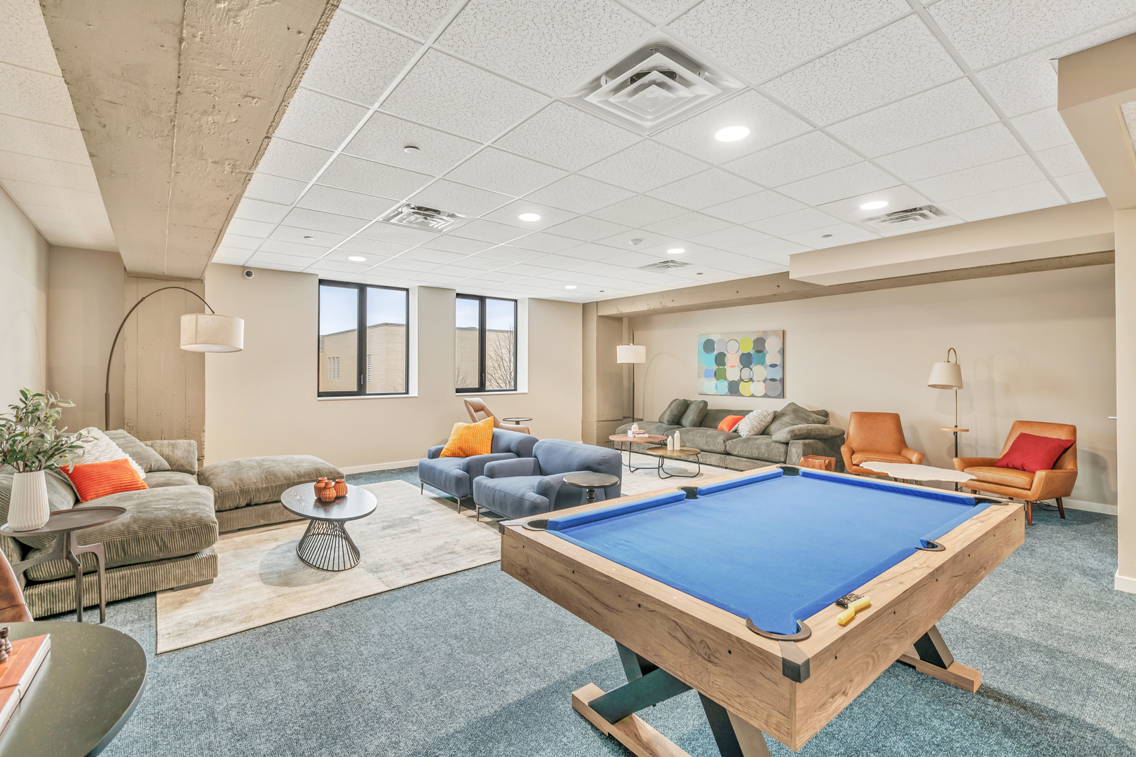 1900 West Lawrence Avenue, Unit 231 Chicago, IL 60640 - Photo 23 of 23 a living room with furniture pool table and window