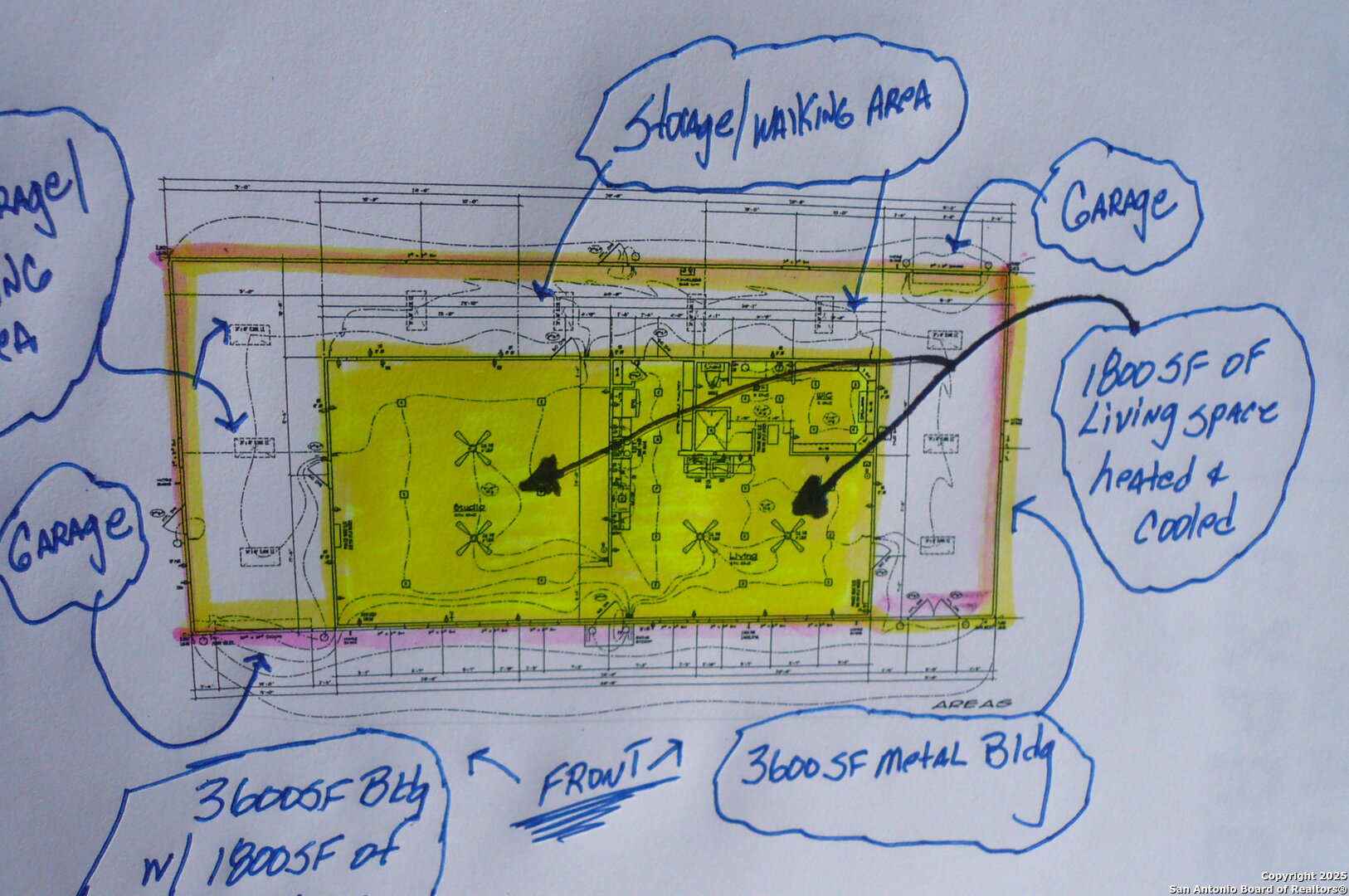 1221 North Santa Clara Road Marion, TX 78124 - Photo 51 of 55 a table with a rug and a painting on the wall