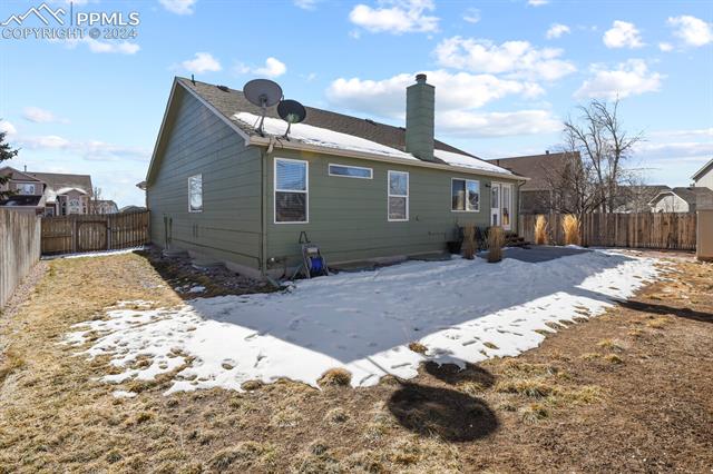 8036 Ferguson Road Peyton, CO 80831 - Photo 29 of 29 View of rear view of house
