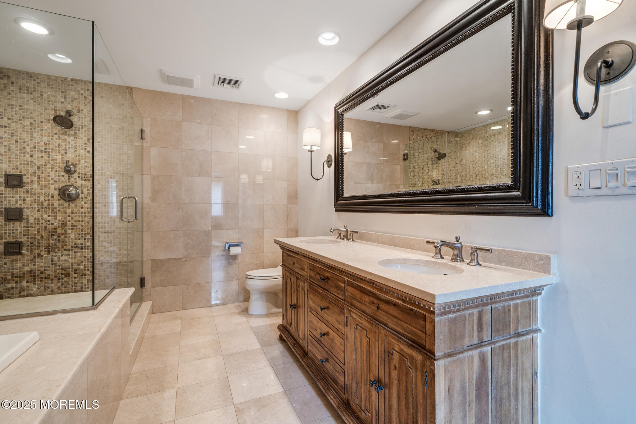 4 Garnet Street Morganville, NJ 07751 - Photo 22 of 70 a spacious bathroom with a double vanity sink mirror and toilet