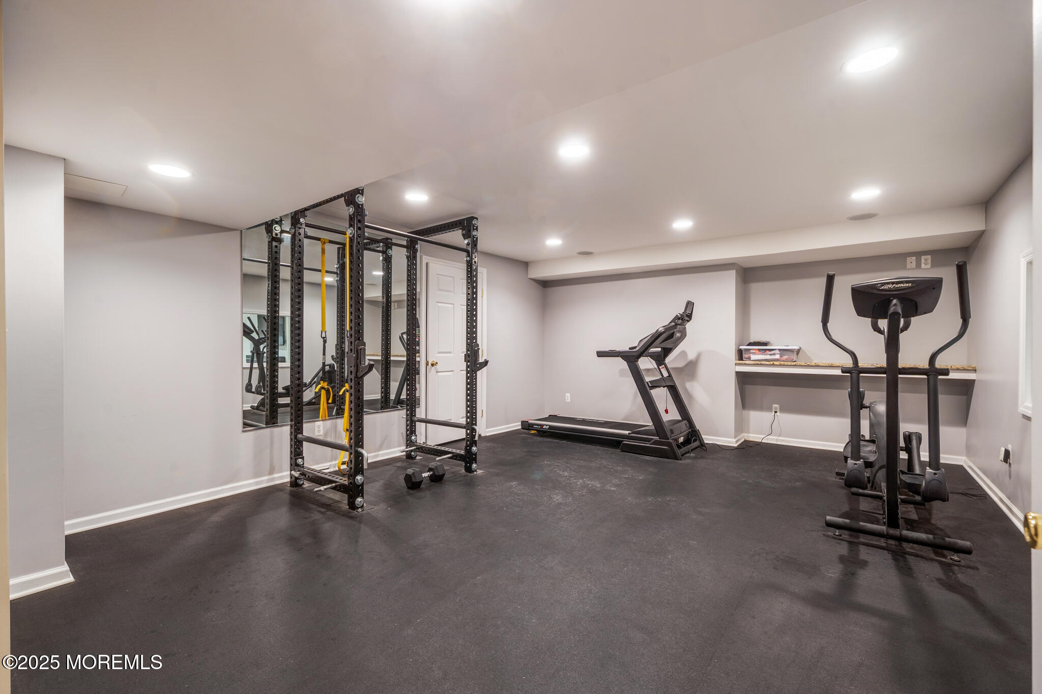 4 Garnet Street Morganville, NJ 07751 - Photo 38 of 70 a view of a room with gym equipment