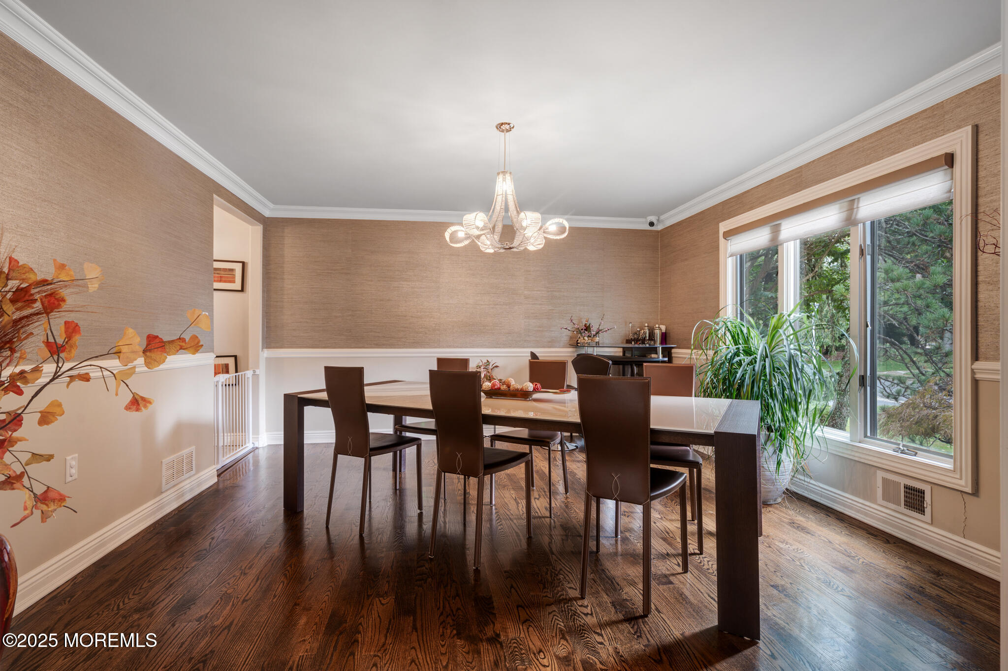 4 Garnet Street Morganville, NJ 07751 - Photo 8 of 70 a view of a dining room with furniture window and wooden floor
